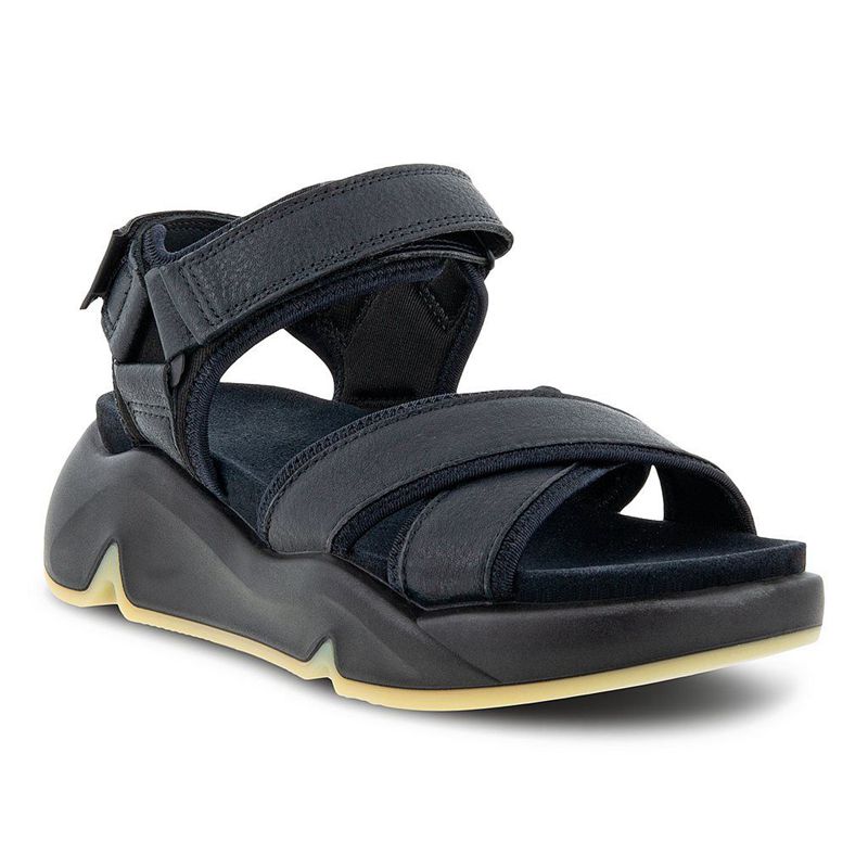 Women Ecco Chunky Sandal - Sandals Black - India MYEHGO965